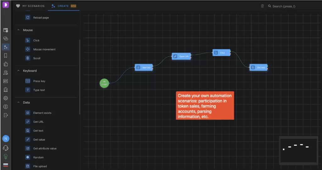 the automation tool