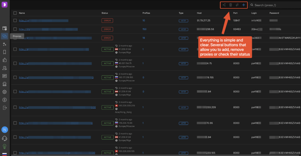 proxy manager described