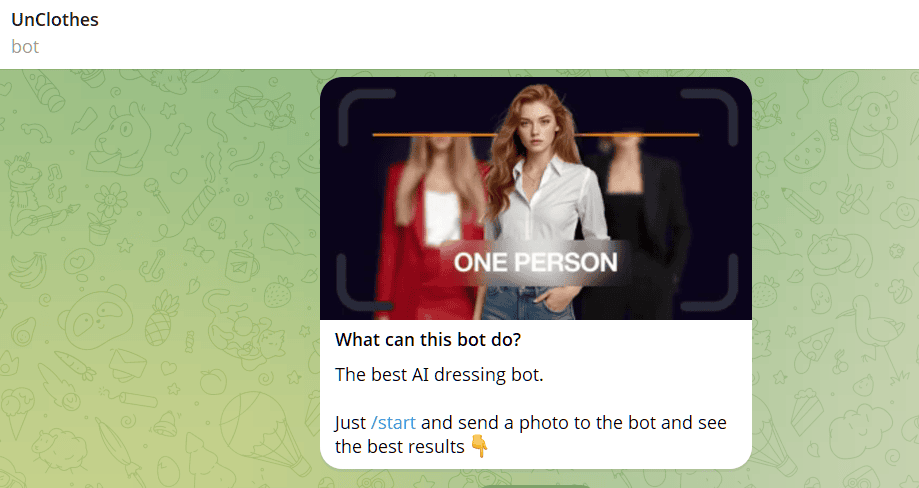 unclothes bot