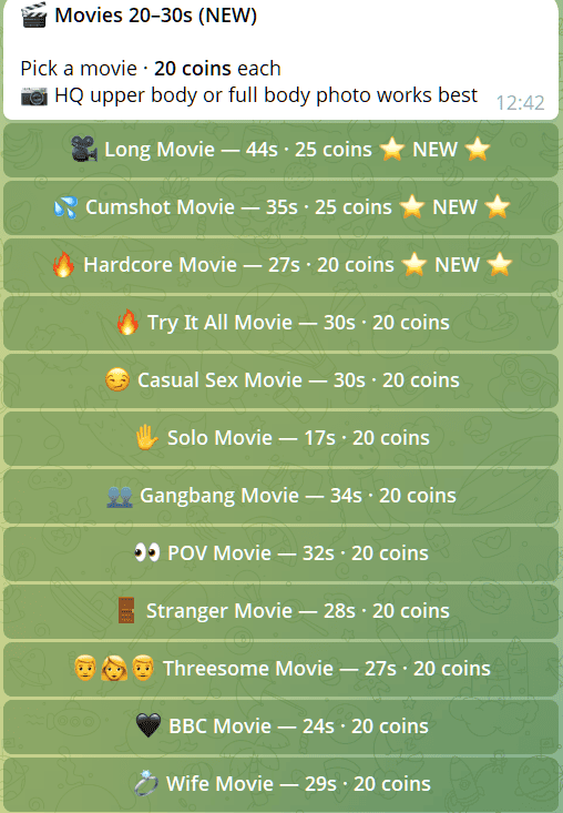 movie options in Undrezz