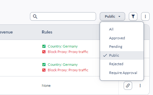 offers selection process