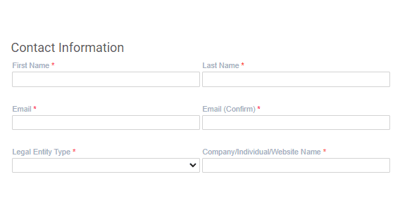 registration process