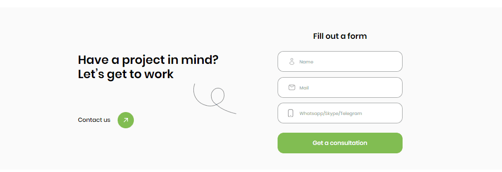 a form for you to be contacted