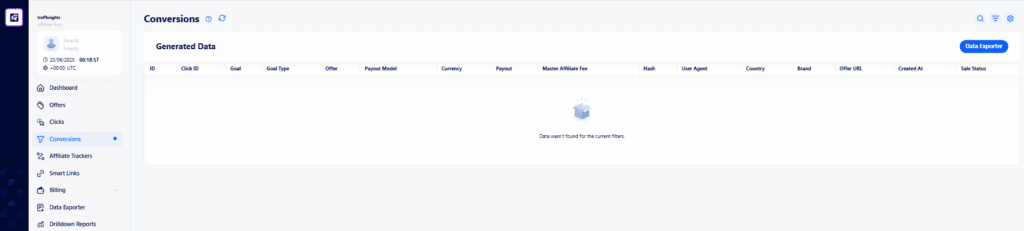 conversions page