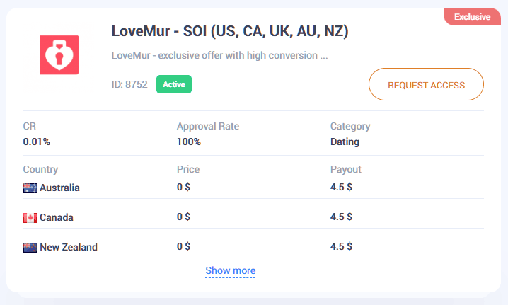 example of an offer